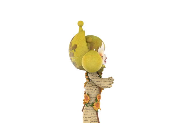 Pop Mart Pop Mart Mega Α Skullpanda 400% Van Gogh Museum Sunflowers - view 3