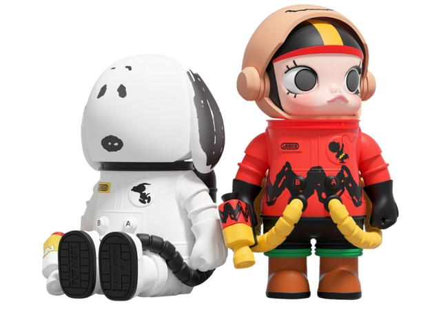 Pop Mart Pop Mart Mega Space Molly 100% Charlie Brown & Snoopy Multicolor - view 2