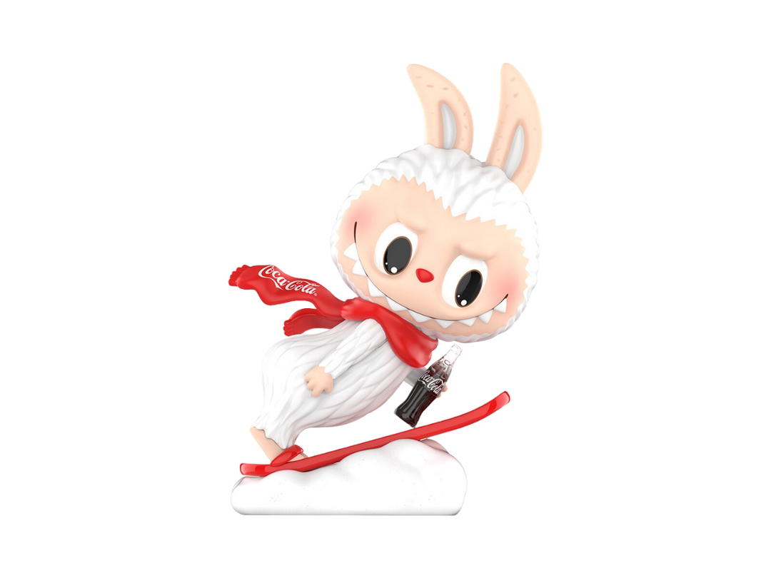 Pop Mart (เช็คการ์ด) Pop Mart Snowy Mountain The Monsters Coca-cola Series Figures