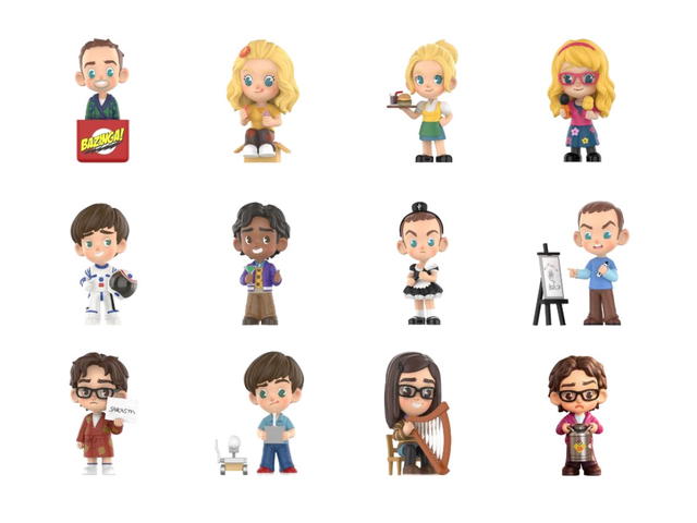 Pop Mart Pop Mart The Big Bang Theory Series Figures Single Box - view 2