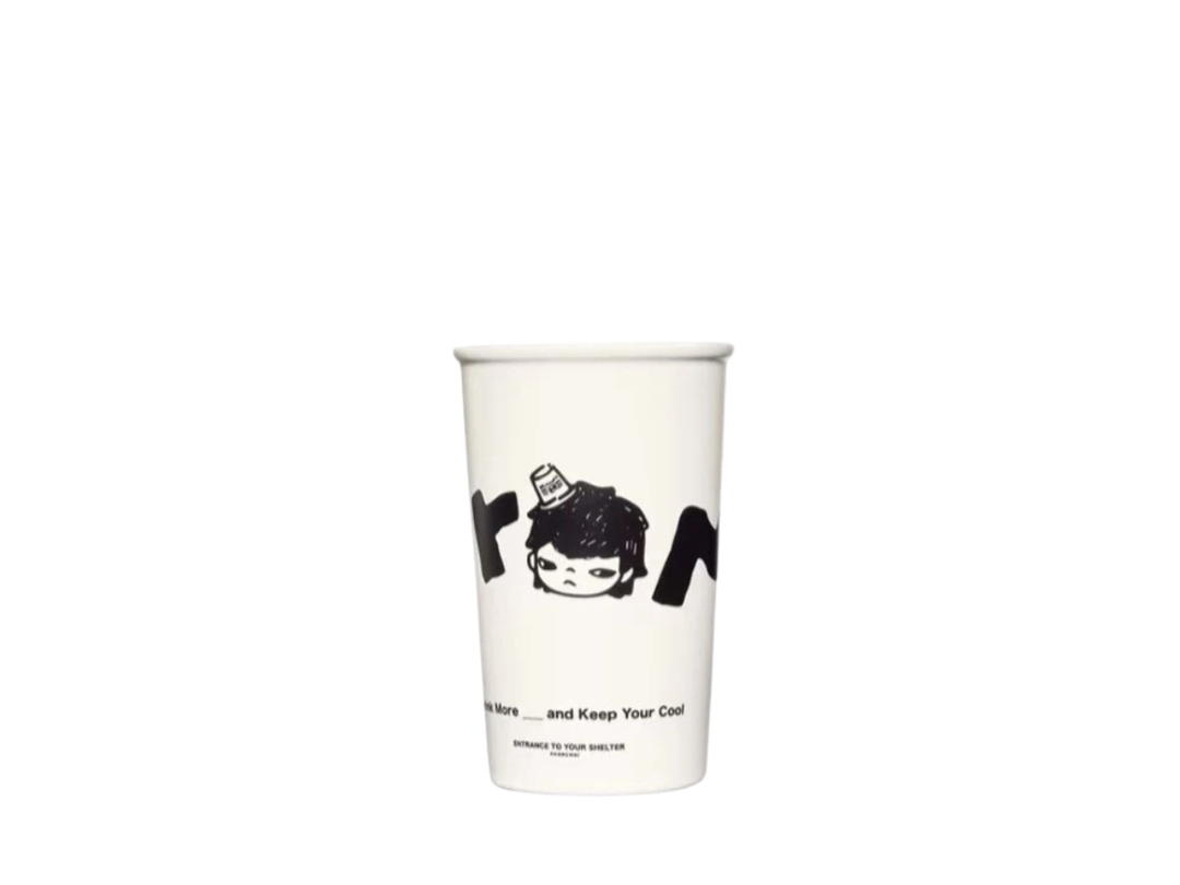 Pop Mart Pop Mart Hirono Convenience Store Shanghai Exclusive Paper Look Ceramic Cup
