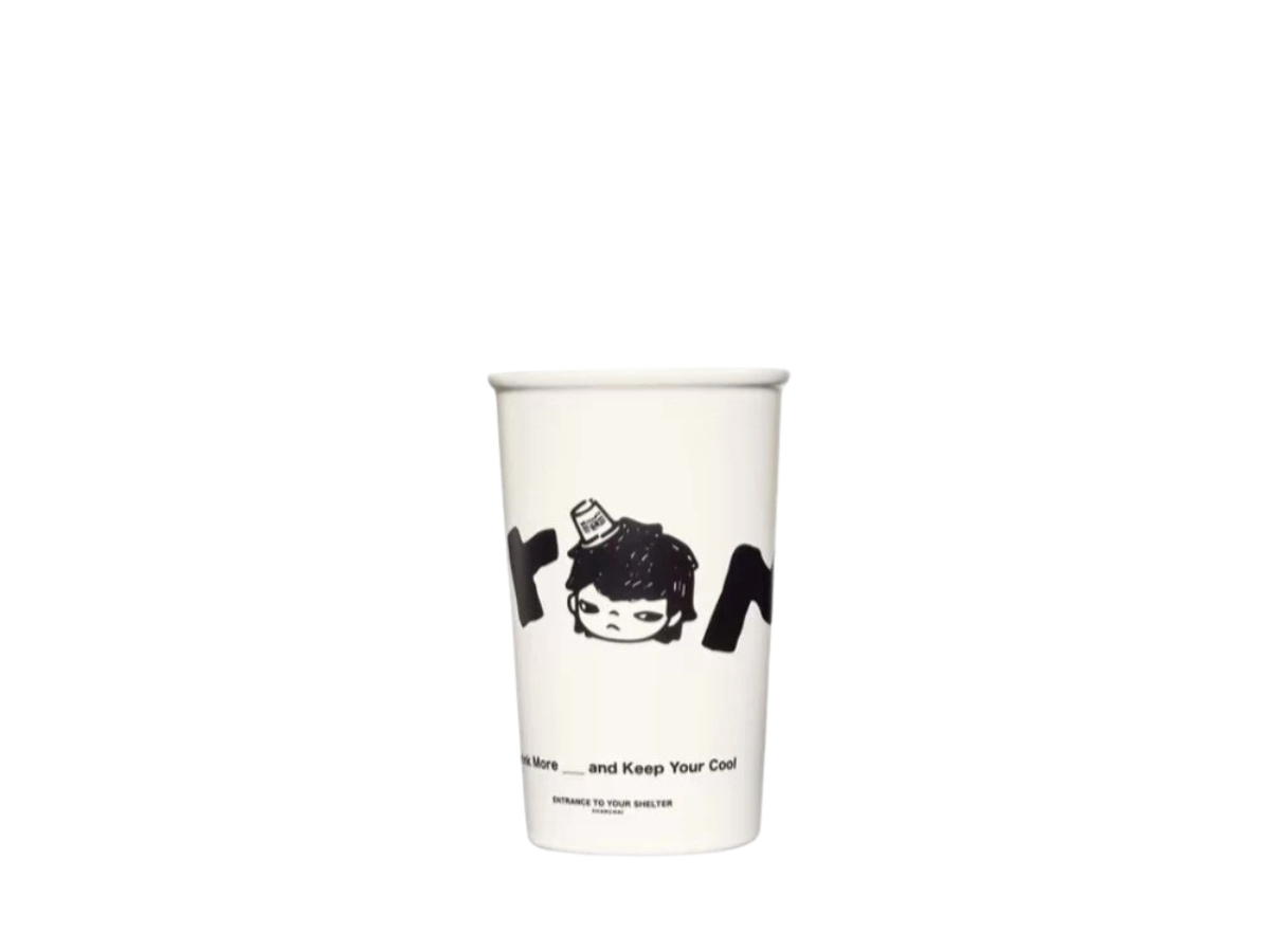 Pop Mart Pop Mart Hirono Convenience Store Shanghai Exclusive Paper Look Ceramic Cup