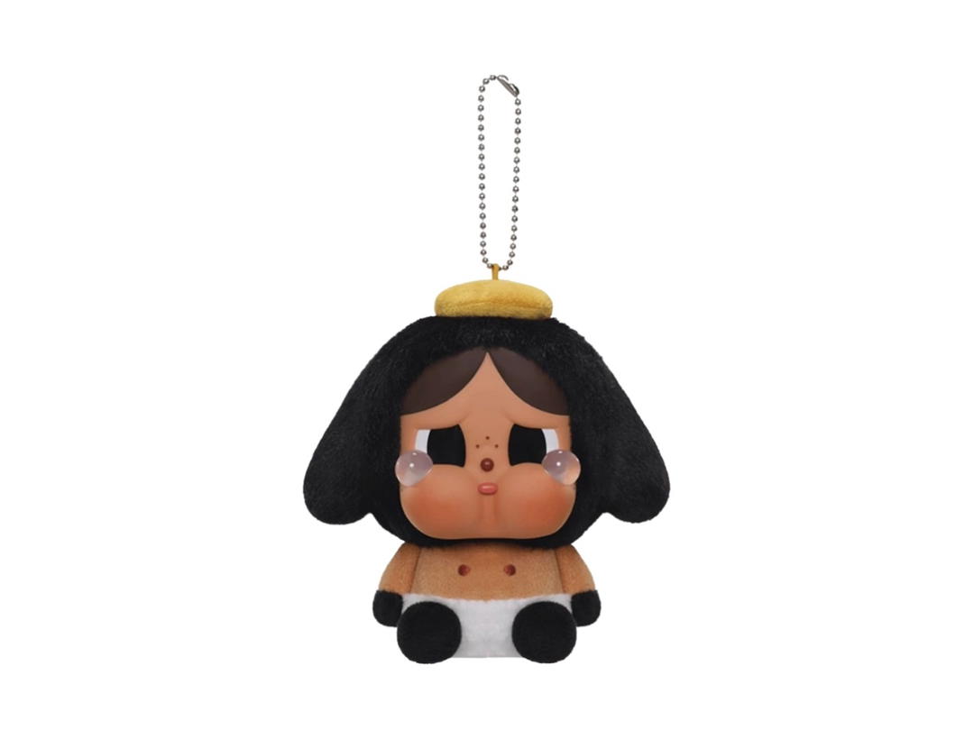 Pop Mart Pop Mart Crybaby Crying Babe Brown Series Plush Hanging Card (Shanghai PTS Exclusive)