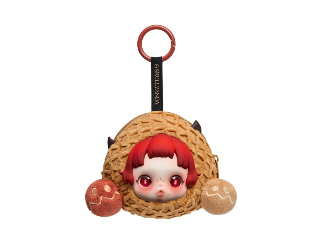 Pop Mart Pop Mart Pranky Peanut Skullpanda You Found Me！series Earphone Bag
