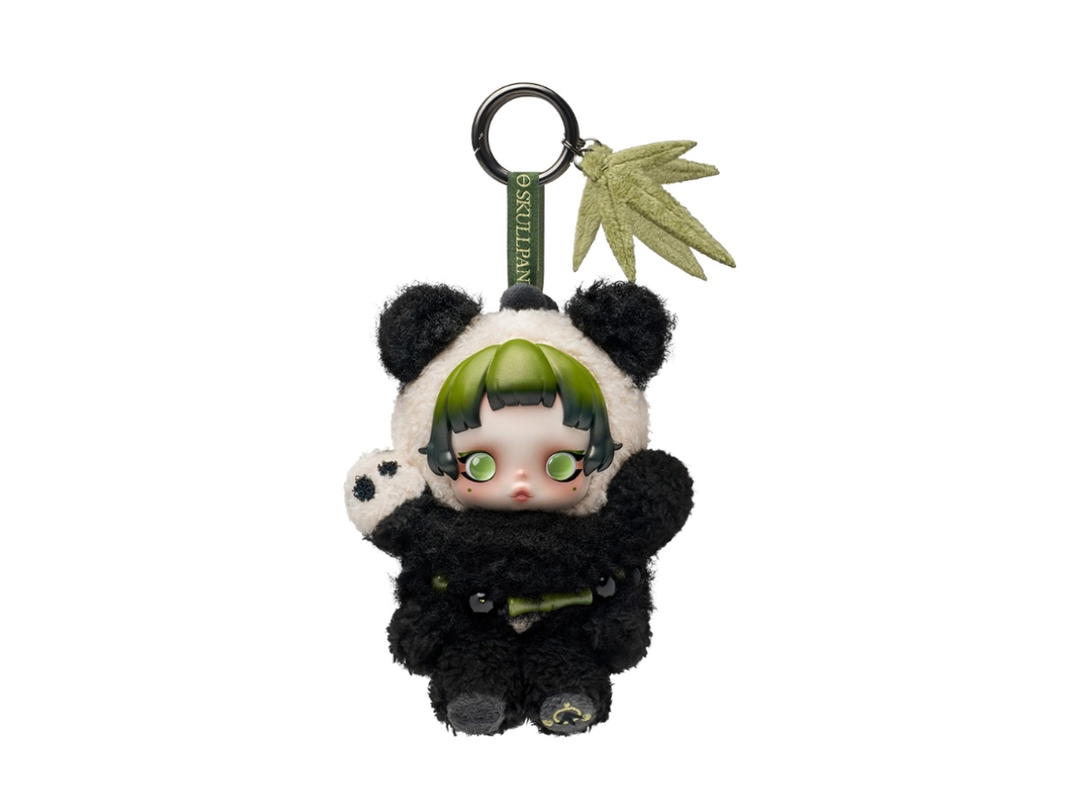 Pop Mart Pop Mart Skullpanda Lazy Panda Plush Doll Pendant Multicolor