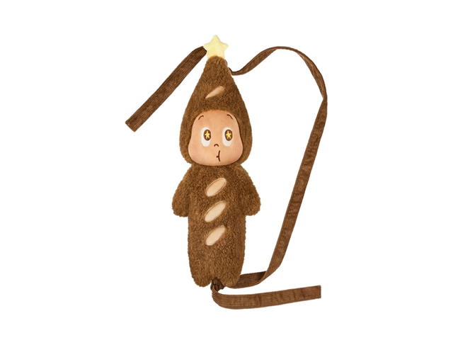 Pop Mart Pop Mart Moon Gelato Series Plush Baguette Bag Brown - view 1