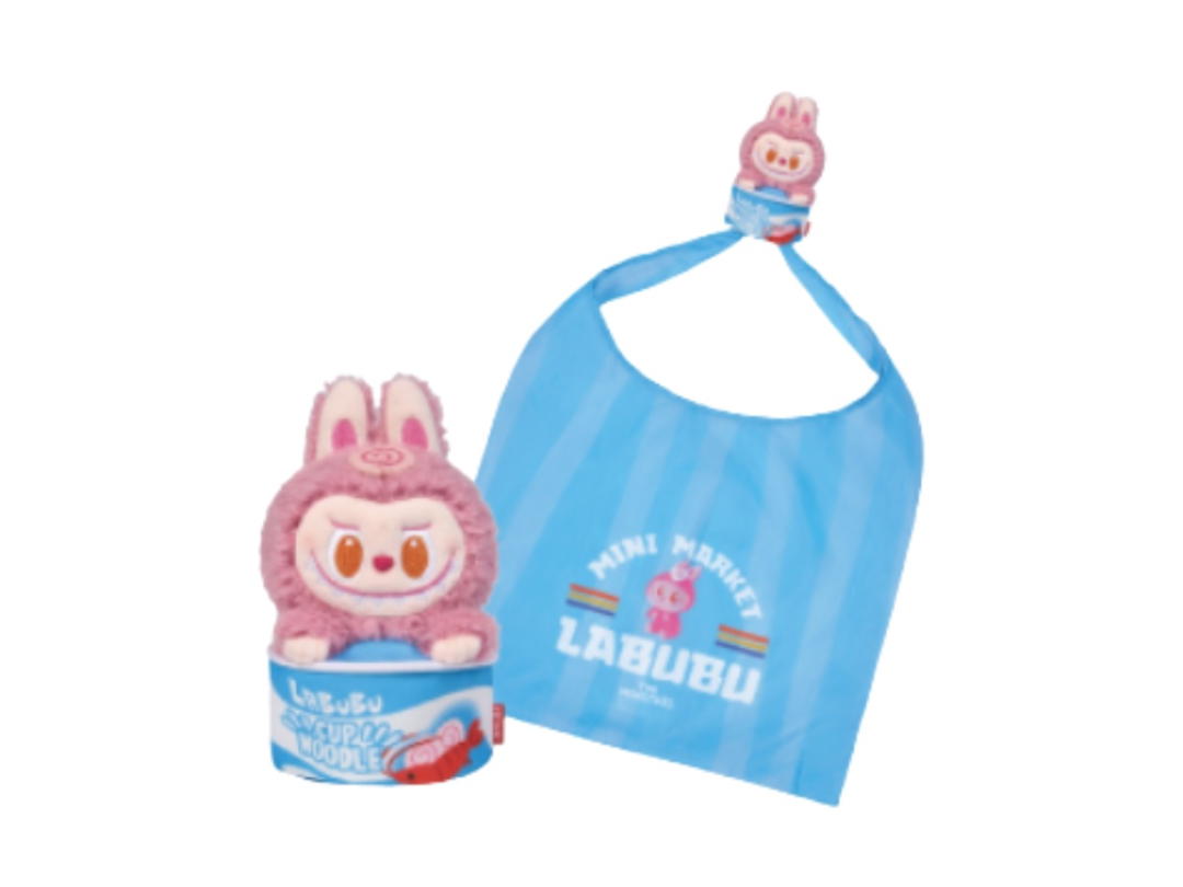 Pop Mart Pop Mart The Monsters Wacky Mart Series Cup Noodles Figures Storage Bag (seafood)
