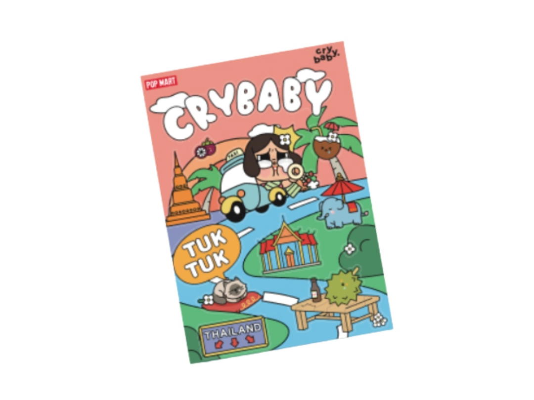 Pop Mart Pop Mart Crybaby Tuk Tuk Limited Sticker