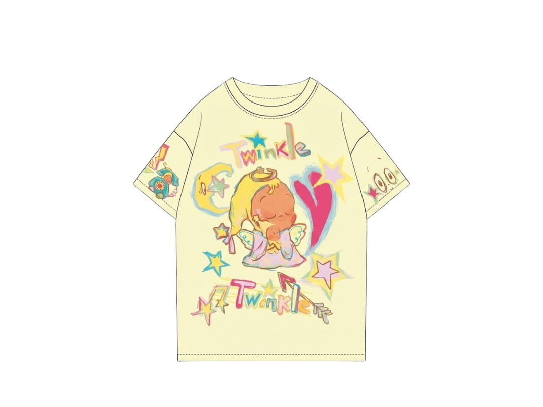 Pop Mart Pop Mart Twinkle Twinkle T-shirt Hold Myself With Love