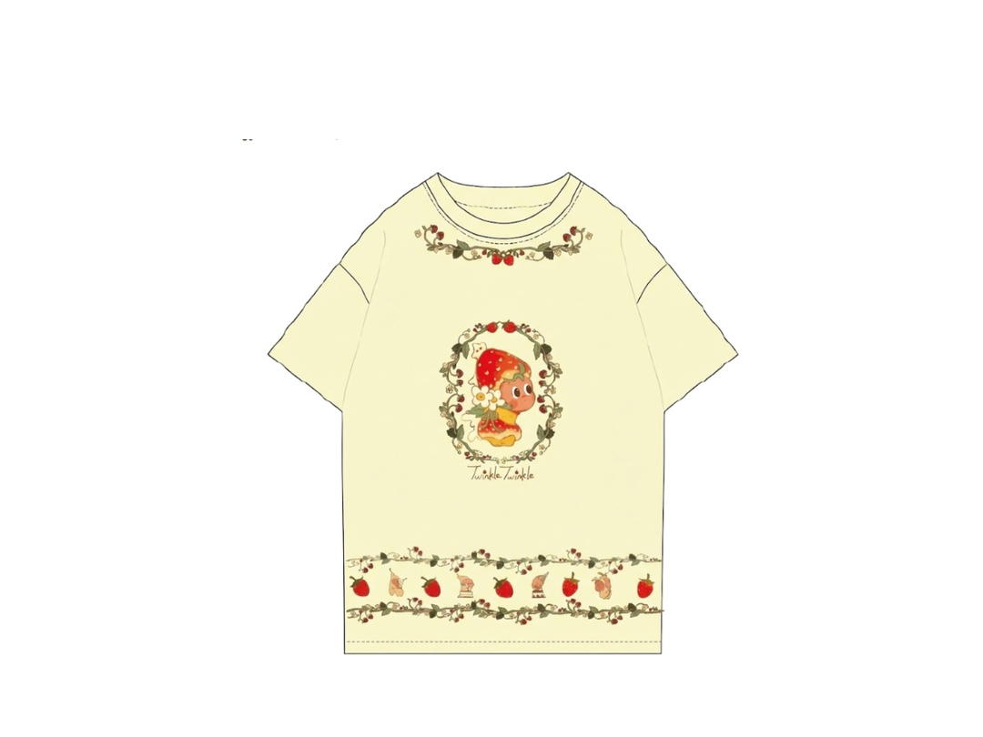 Pop Mart Pop Mart Twinkle Twinkle T-shirt Strawberry