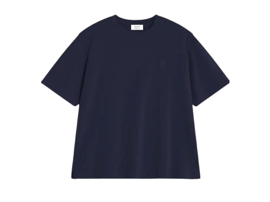 Maison Kitsune Maison Kitsune Fox Head Oversize Tee-shirt Classic Navy