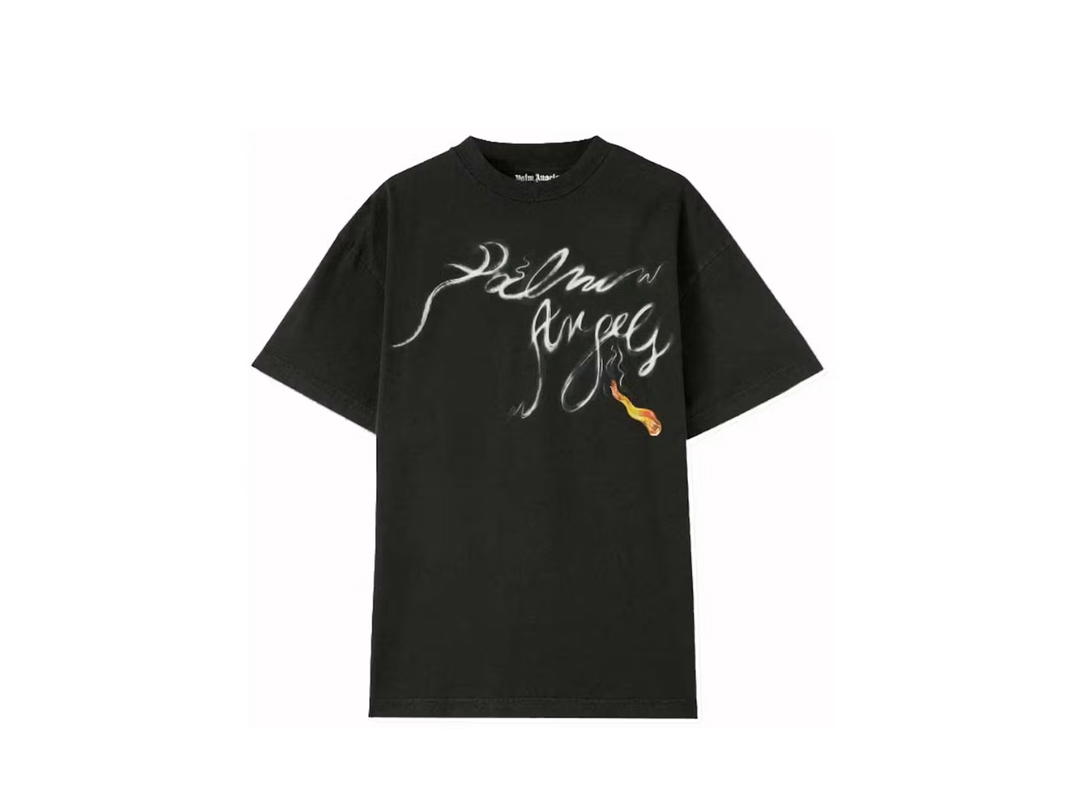 Palm Angels Palm Angels Foggy PA T-Shirt ฺBlack
