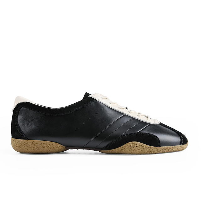 Pane PANE Breeze Light Training Model WHITE NECKED CROW Cow Leather Cushioning Low top Casual Shoes Unisex Black - view 3