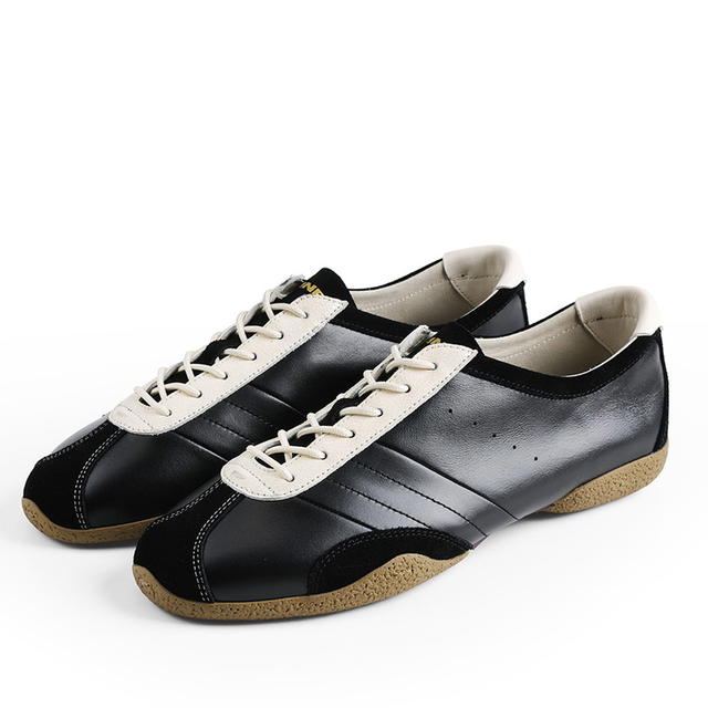 Pane PANE Breeze Light Training Model WHITE NECKED CROW Cow Leather Cushioning Low top Casual Shoes Unisex Black - view 4