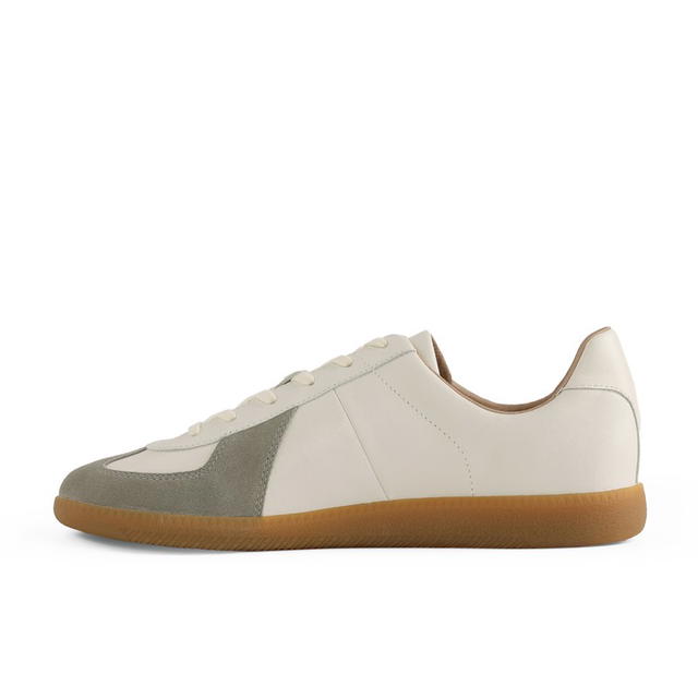 Pane PANE Light Training Model TRAVERTINE Cow Leather Low top Casual Shoes Unisex White - view 1