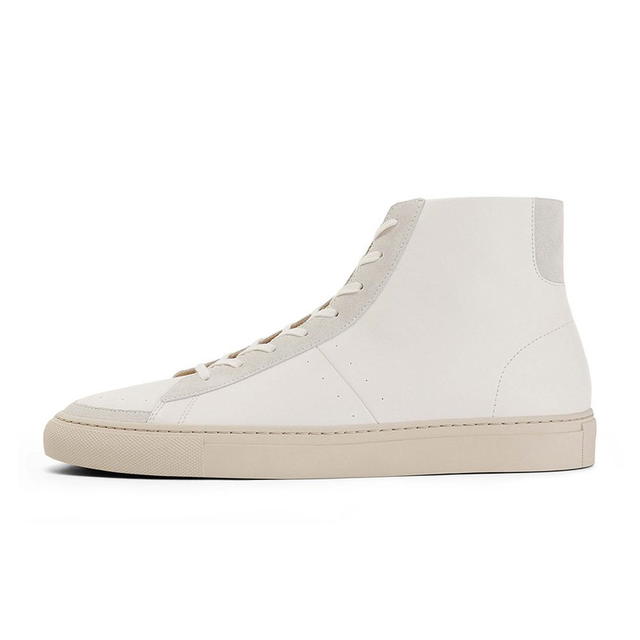 Pane PANE Slip Resistant Cushioning Lightweight High top Skateboard Shoes Unisex Ecru - view 1
