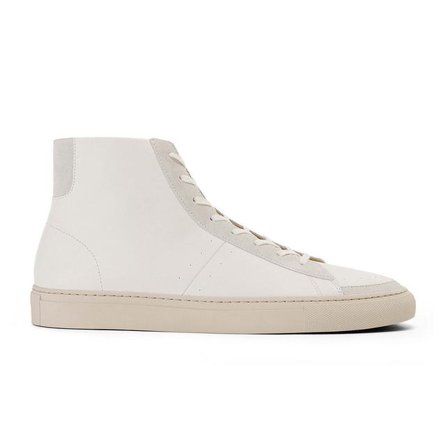 Pane PANE Slip Resistant Cushioning Lightweight High top Skateboard Shoes Unisex Ecru - view 2