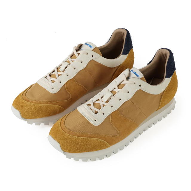 Pane PANE Pace Nostalgia Model Lemon Chrome Abrasion Resistant Low top Casual Shoes Unisex Yellow - view 3