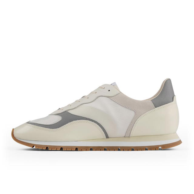 Pane PANE Pace Nostalgia 2.0 Collection OVAL LABORATORY Circular Laboratory Slip Resistant Low top Casual Shoes Unisex White - view 1