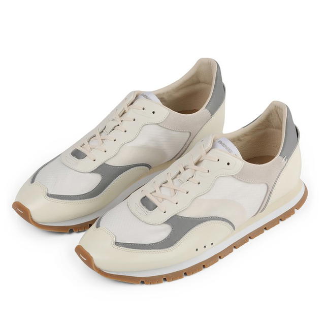 Pane PANE Pace Nostalgia 2.0 Collection OVAL LABORATORY Circular Laboratory Slip Resistant Low top Casual Shoes Unisex White - view 3