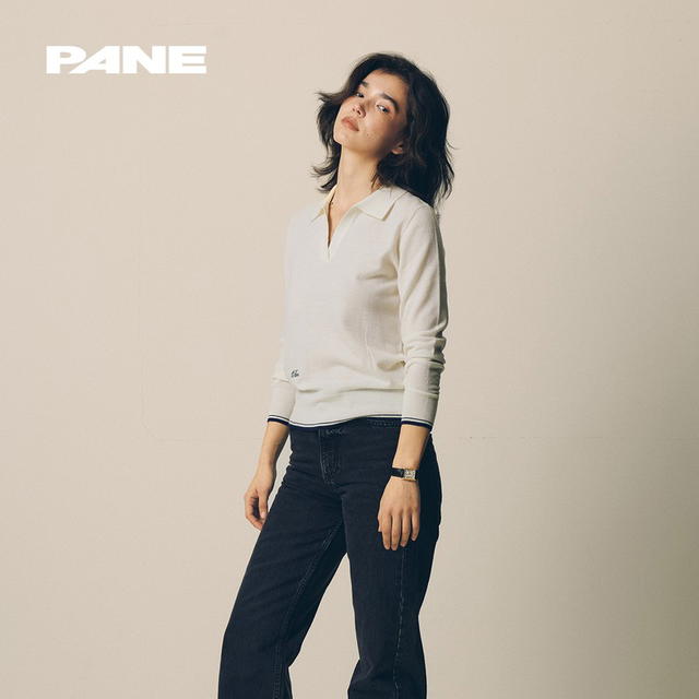 Pane PANE Spring Summer Polo Shirt Women's White - view 4