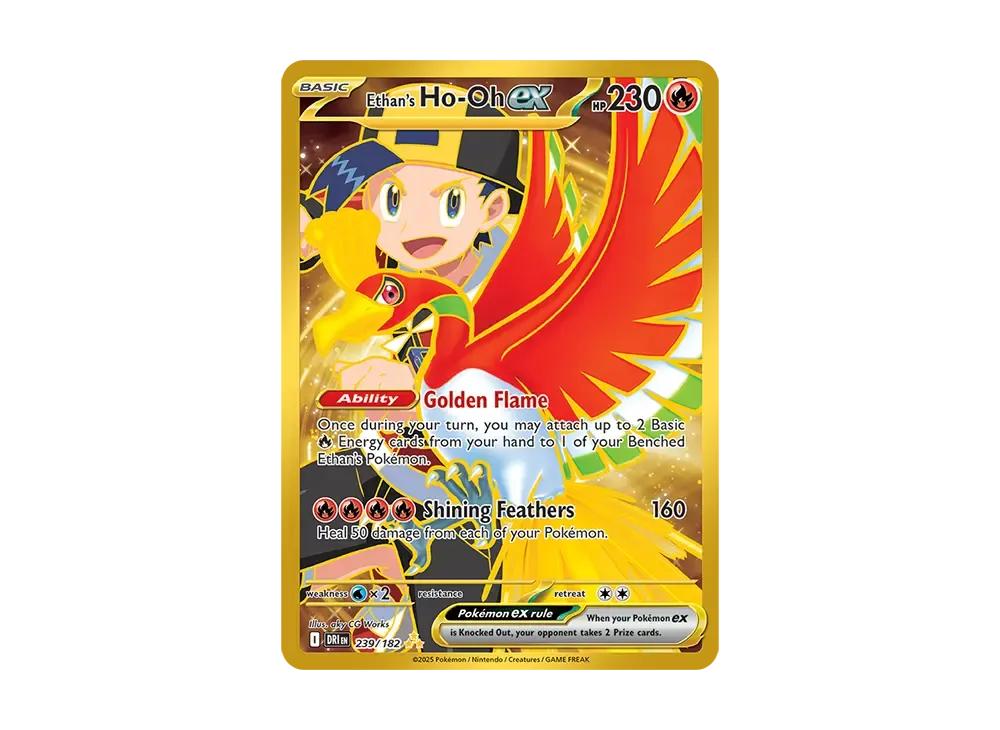 Pokemon Pokemon Ethan's Ho-Oh ex HR [DRI EN 239/240](Scarlet & Violet "Destined Rivals")