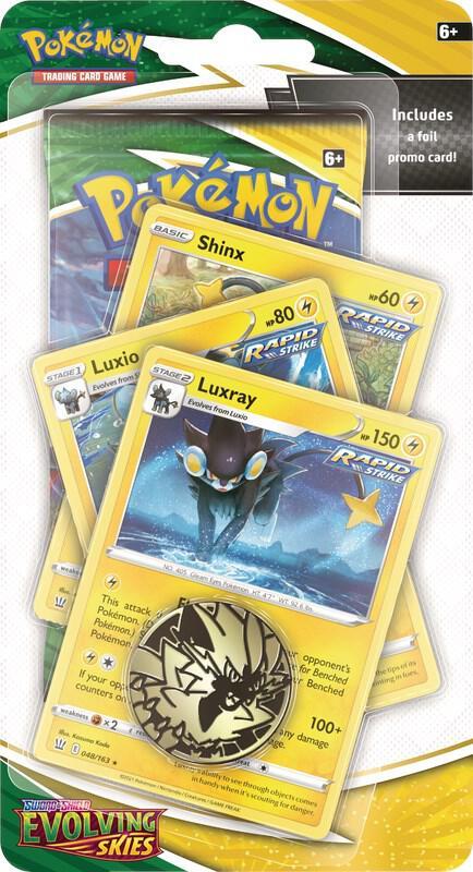 Pokemon Pokemon Evolving Skies Premium Checklane Blister [Luxray] - SWSH07: Evolving Skies (EN)