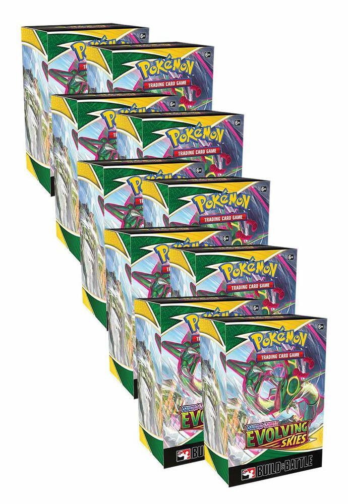 Pokemon Pokemon Evolving Skies Build & Battle Box Display - SWSH07: Evolving Skies (EN)