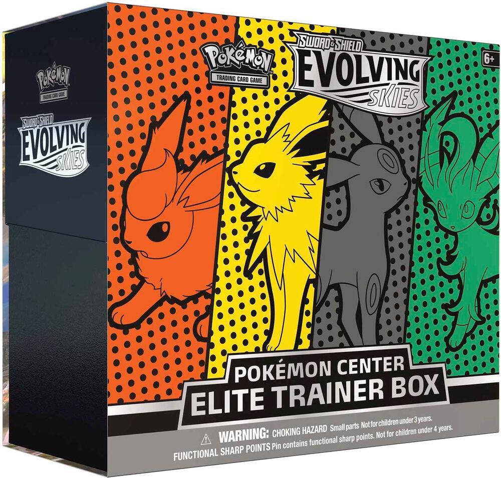 Pokemon Pokemon Evolving Skies Center Elite Trainer Box [Jolteon/Flareon/Umbreon/Leafeon] (Exclusive) - SWSH07: Evolving Skies (EN)