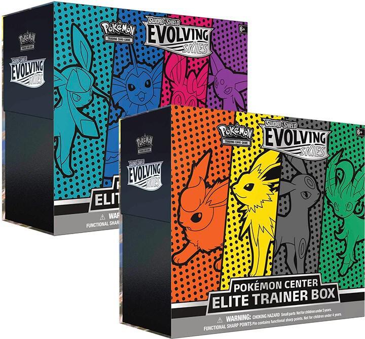 Pokemon Pokemon Evolving Skies Center Elite Trainer Box [Set of 2] (Exclusive) - SWSH07: Evolving Skies (EN)