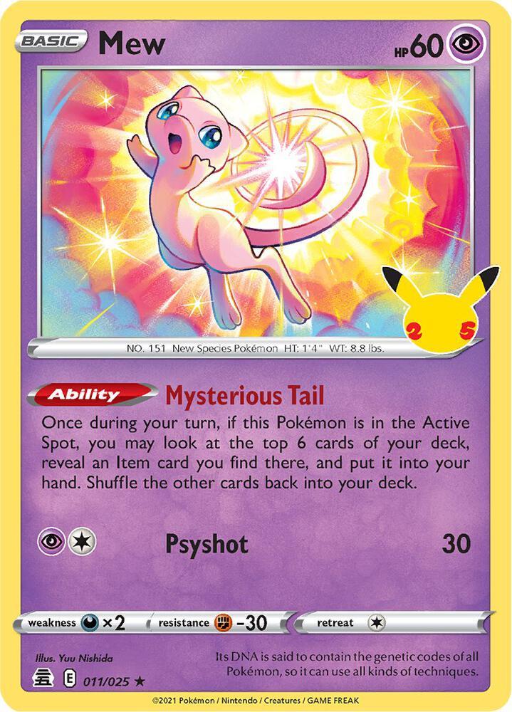 Pokemon Pokemon Mew H [011/025] - Celebrations (EN)