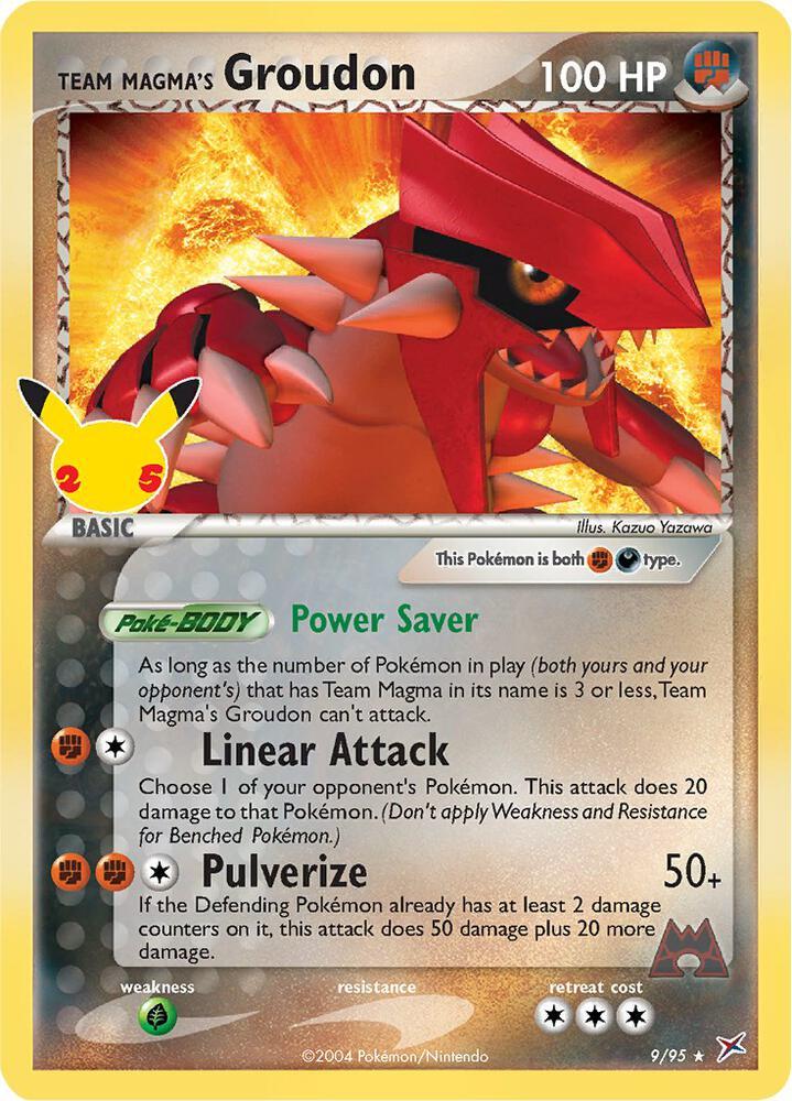 Pokemon Pokemon Team Magma's Groudon CC [9/95] - Celebrations: Classic Collection (EN)