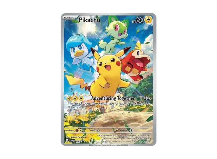 Pokemon Pokemon Pikachu P [SVP EN 027](Scarlet & Violet "Paldea Evolved Elite Trainer Box")