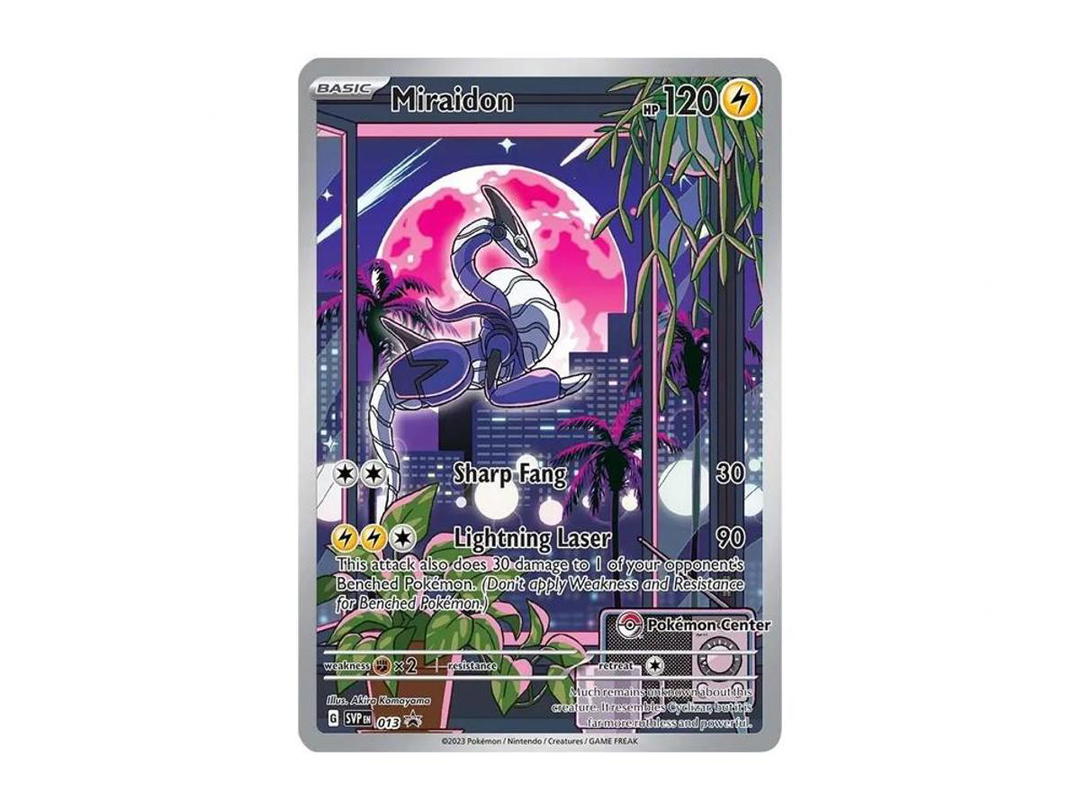 Pokemon Pokemon Miraidon PROMO [SVP 013] Scarlet & Violet "Scarlet & Violet Promos" [Pokemon Center] (EN)