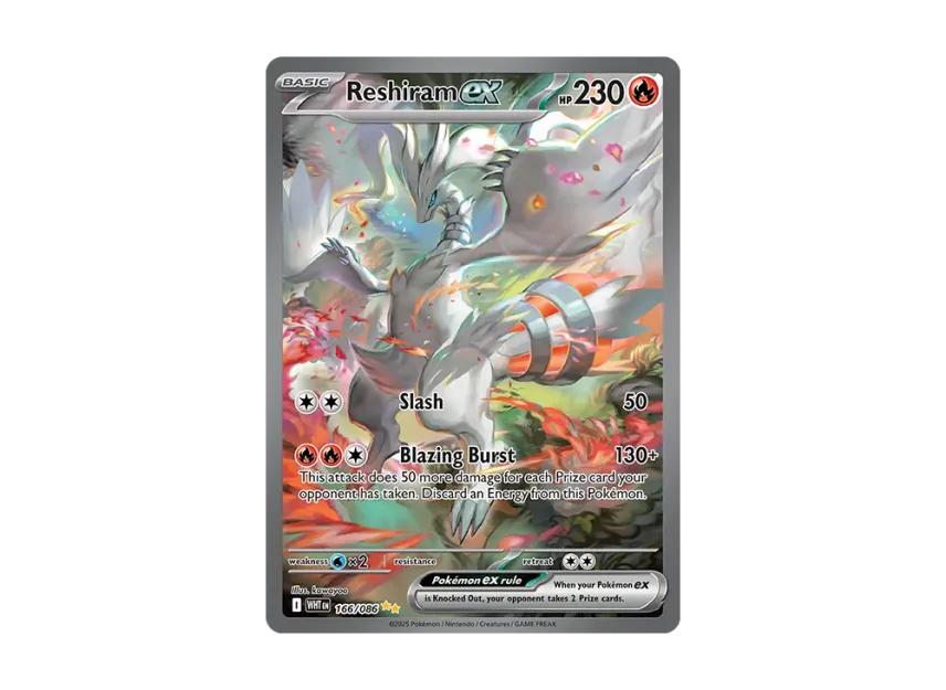 Pokemon Pokemon Reshiram ex SIR [WHT EN 166/170](Scarlet & Violet "White Flare")