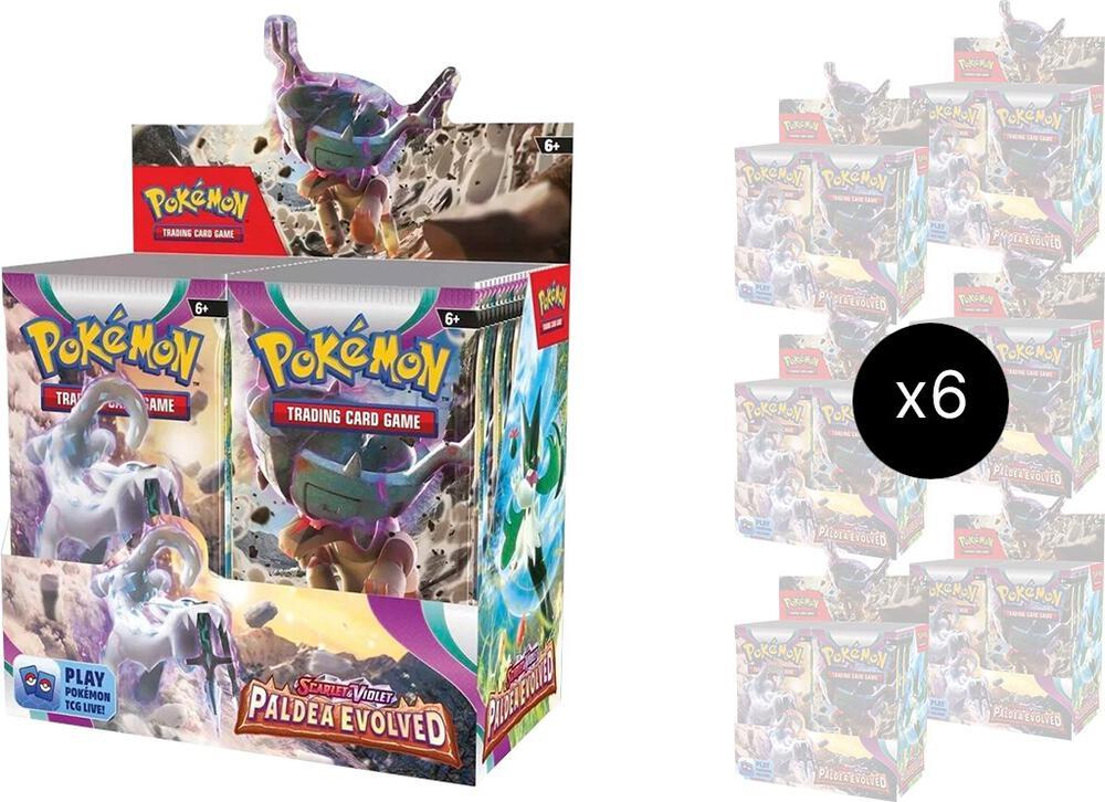 Pokemon Pokemon Paldea Evolved Booster Box Case - SV02: Paldea Evolved (EN)