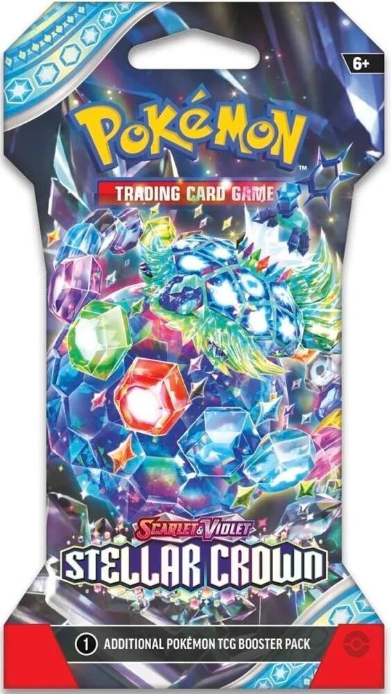 Pokemon Pokemon Stellar Crown Sleeved Booster Pack - SV07: Stellar Crown (EN)