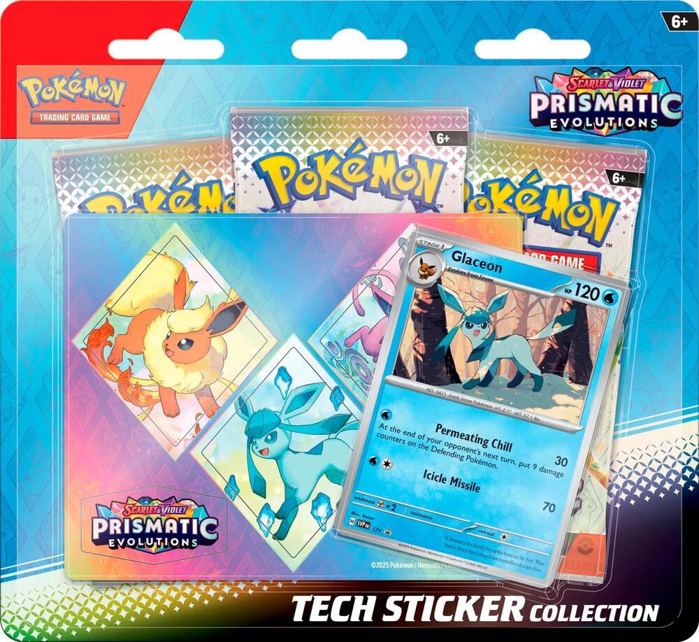 Pokemon Pokemon Prismatic Evolutions Tech Sticker Collection [Glaceon] - SV: Prismatic Evolutions (EN)