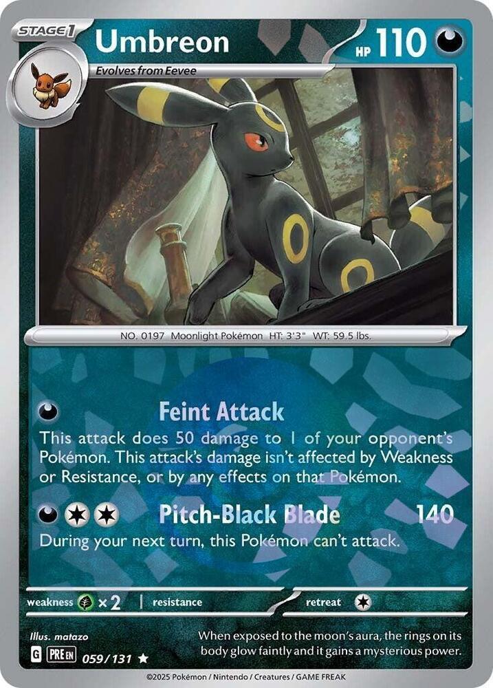 Pokemon Pokemon Umbreon (Poke Ball Pattern) R [059/131] - SV: Prismatic Evolutions (EN)