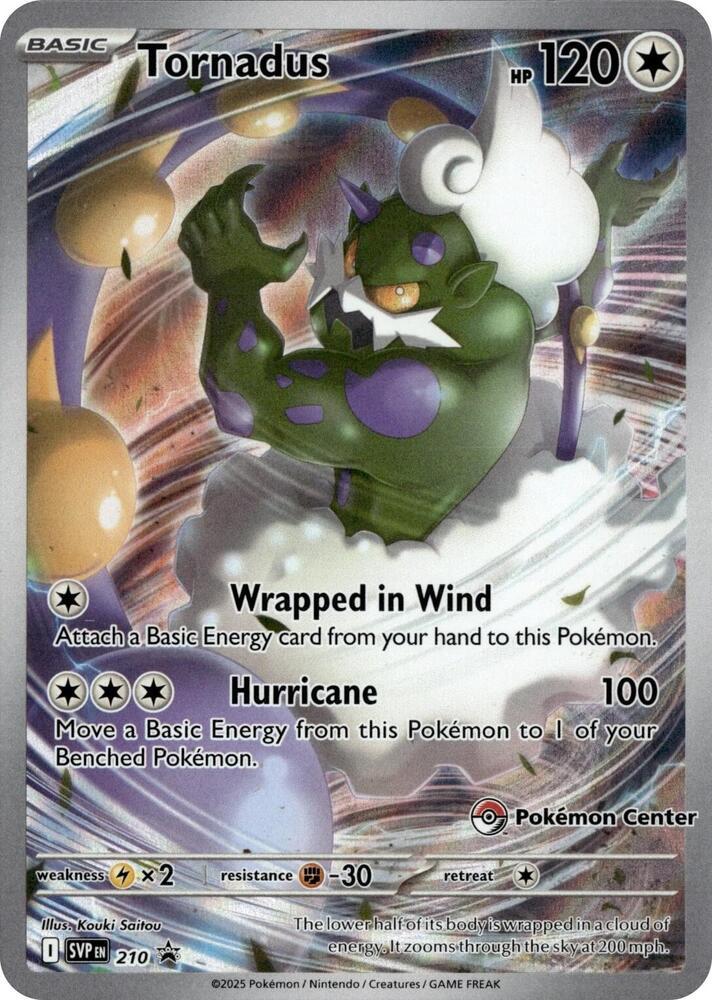 Pokemon Pokemon Tornadus - ( Center Exclusive) R [210] - SV: Scarlet & Violet Promo Cards (EN)