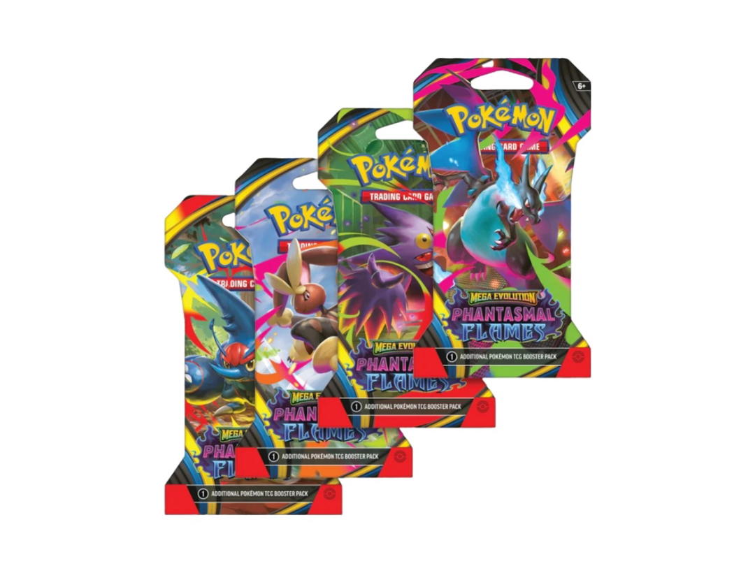 Pokemon Pokemon [PFL]  Mega Evolution "Phantasmal Flames" Sleeved Booster Pack (Random Art) (EN)