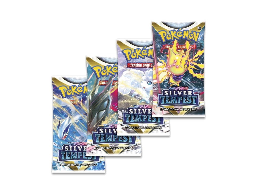 Pokemon Pokemon Sword & Shield Silver Tempest Booster Pack (Random Art Package) (EN)