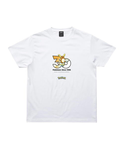 Pokemon Pokemon 30th Anniversary 1025 T-shirt "Raichu (Alolan Form)" Collection presented by ZOZOTOWN
