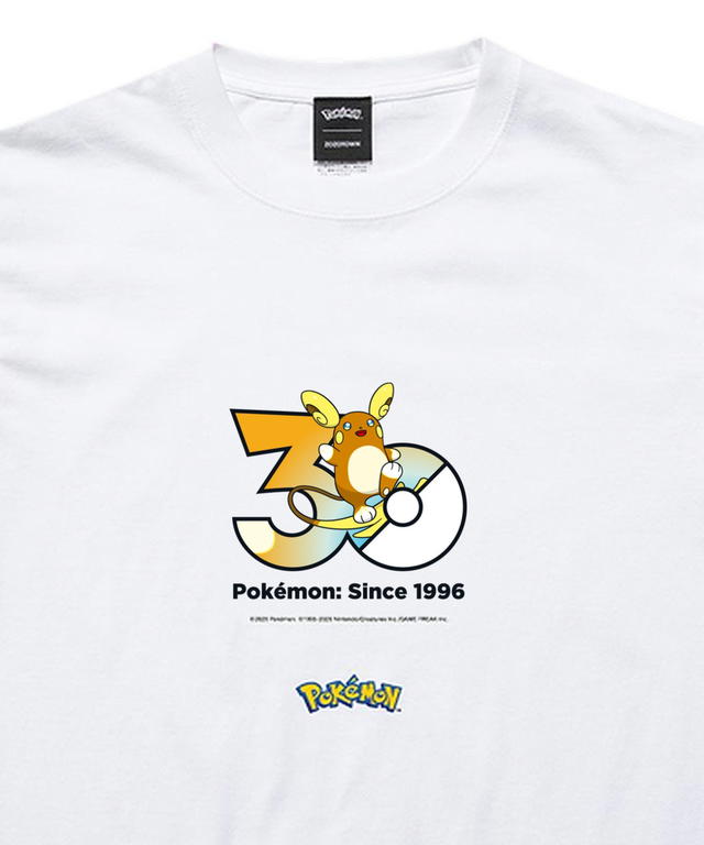 Pokemon Pokemon 30th Anniversary 1025 T-shirt "Raichu (Alolan Form)" Collection presented by ZOZOTOWN - view 2