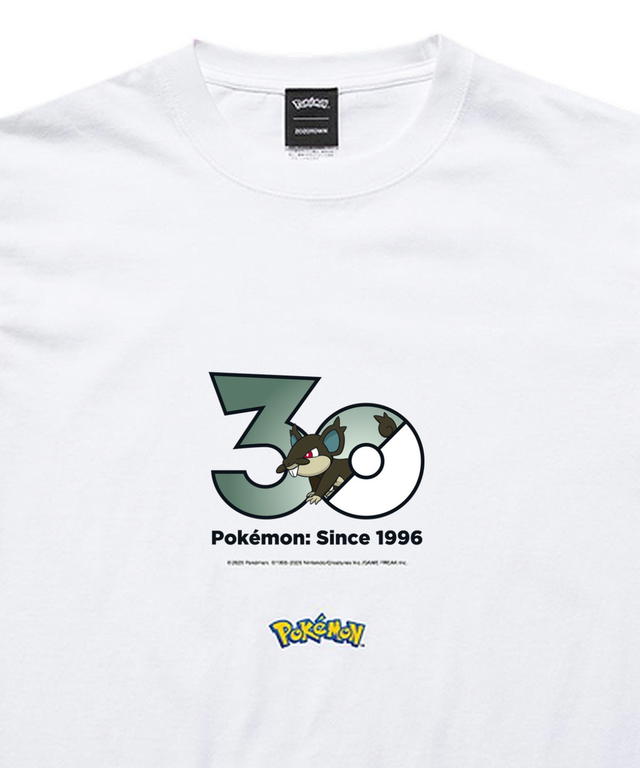 Pokemon Pokemon 30th Anniversary 1025 T-shirt "Rattata (Alolan Form)" Collection presented by ZOZOTOWN - view 2