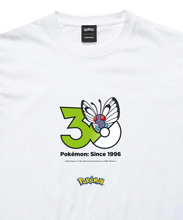 Pokemon Pokemon 30th Anniversary 1025 T-shirt "Butterfree" Collection presented by ZOZOTOWN - view 2