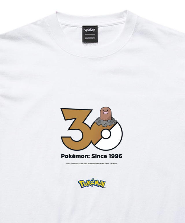 Pokemon Pokemon 30th Anniversary 1025 T-shirt "Diglett" Collection presented by ZOZOTOWN - view 2