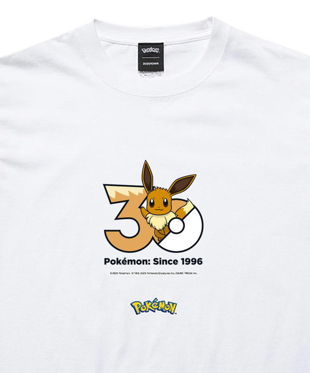 Pokemon Pokemon 30th Anniversary 1025 T-shirt "Eevee" Collection presented by ZOZOTOWN - view 2