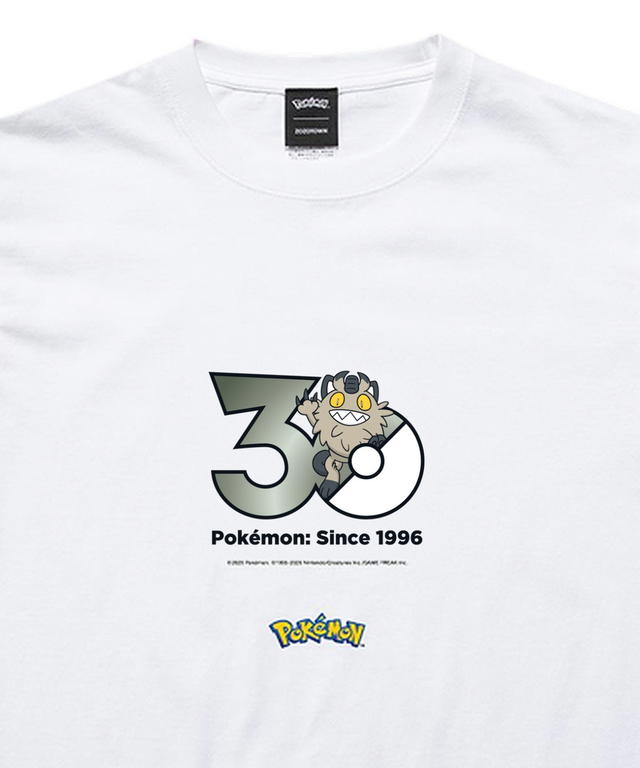 Pokemon Pokemon 30th Anniversary 1025 T-shirt "Meowth (Galarian Form)" Collection presented by ZOZOTOWN - view 2