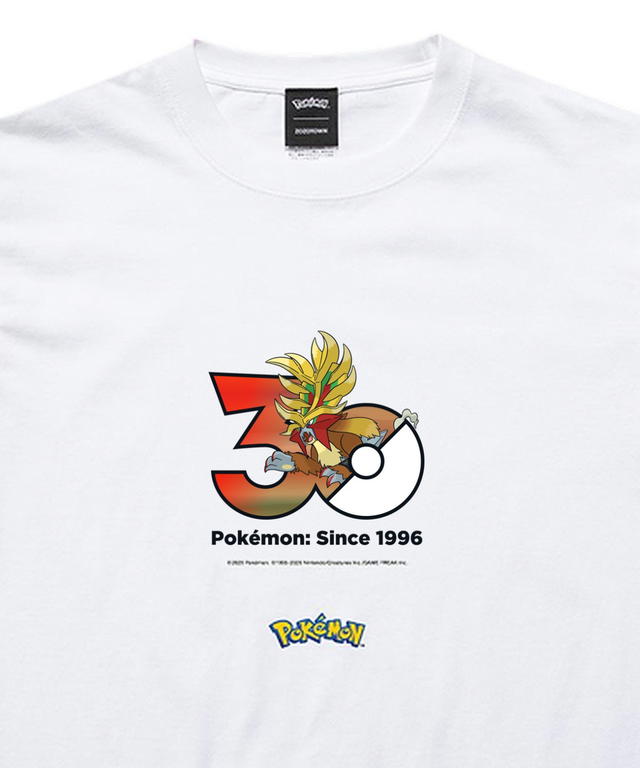 Pokemon Pokemon 30th Anniversary 1025 T-shirt "Gouging Fire" Collection presented by ZOZOTOWN - view 2